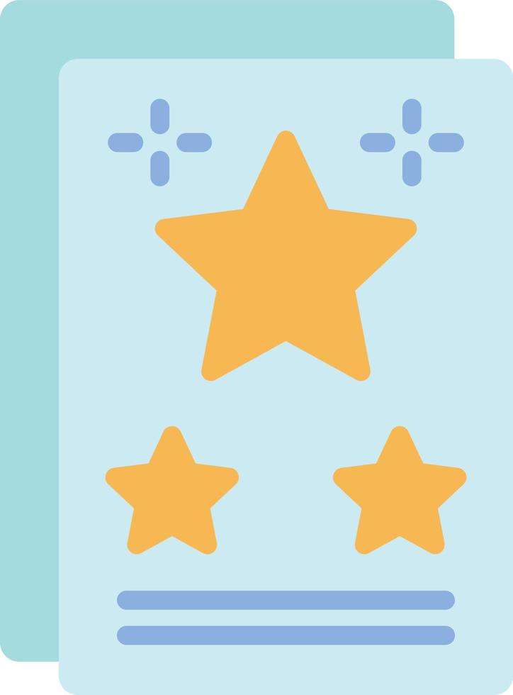 Greeting Card Flat Icon vector