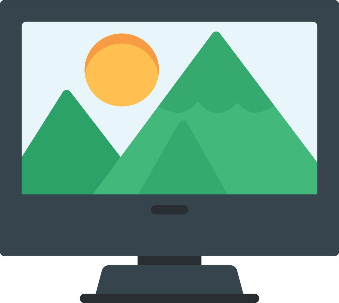 Photo Flat Icon vector