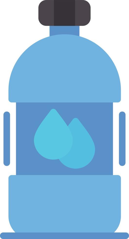 Water Bottle Flat Icon vector
