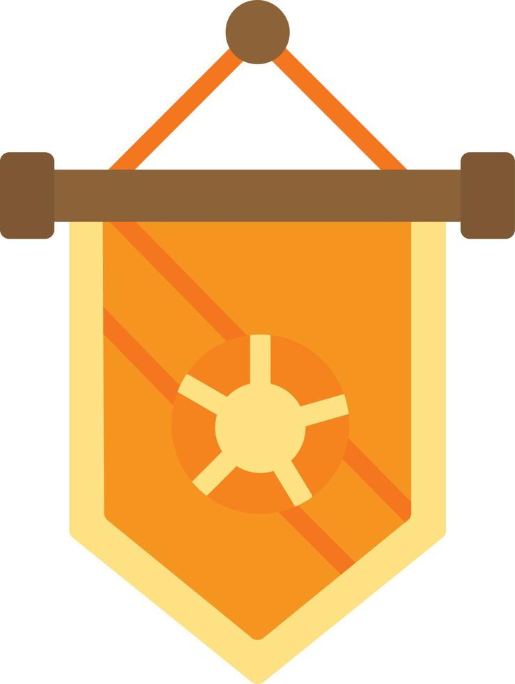 Pennant Flat Icon vector