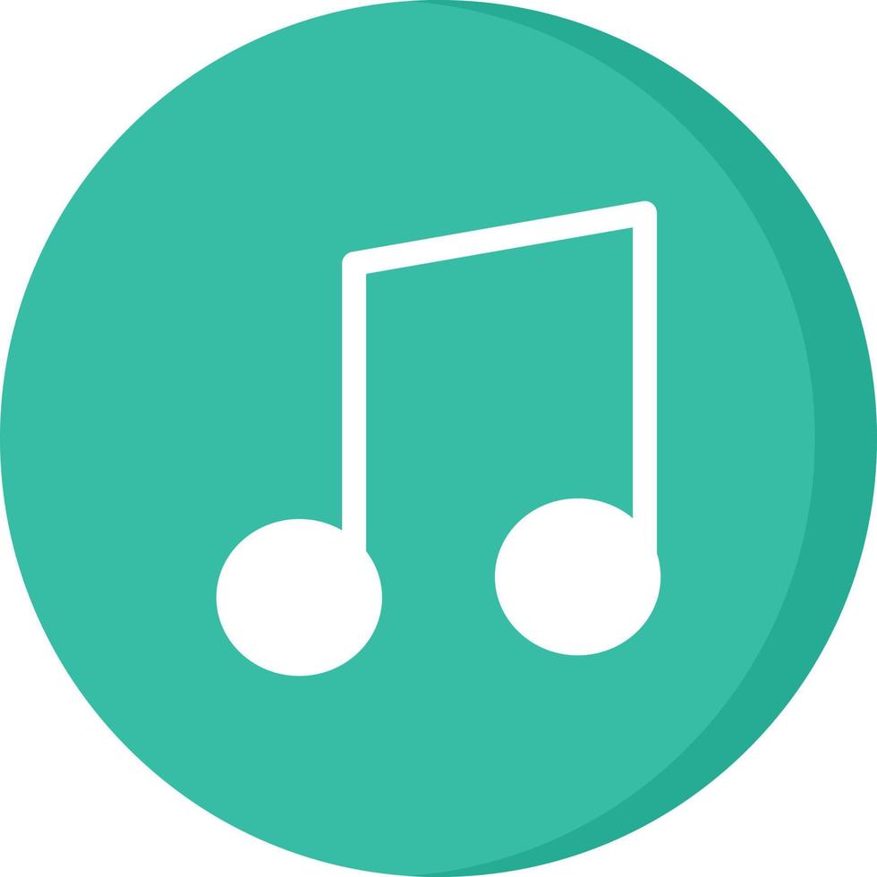 Music Flat Icon vector