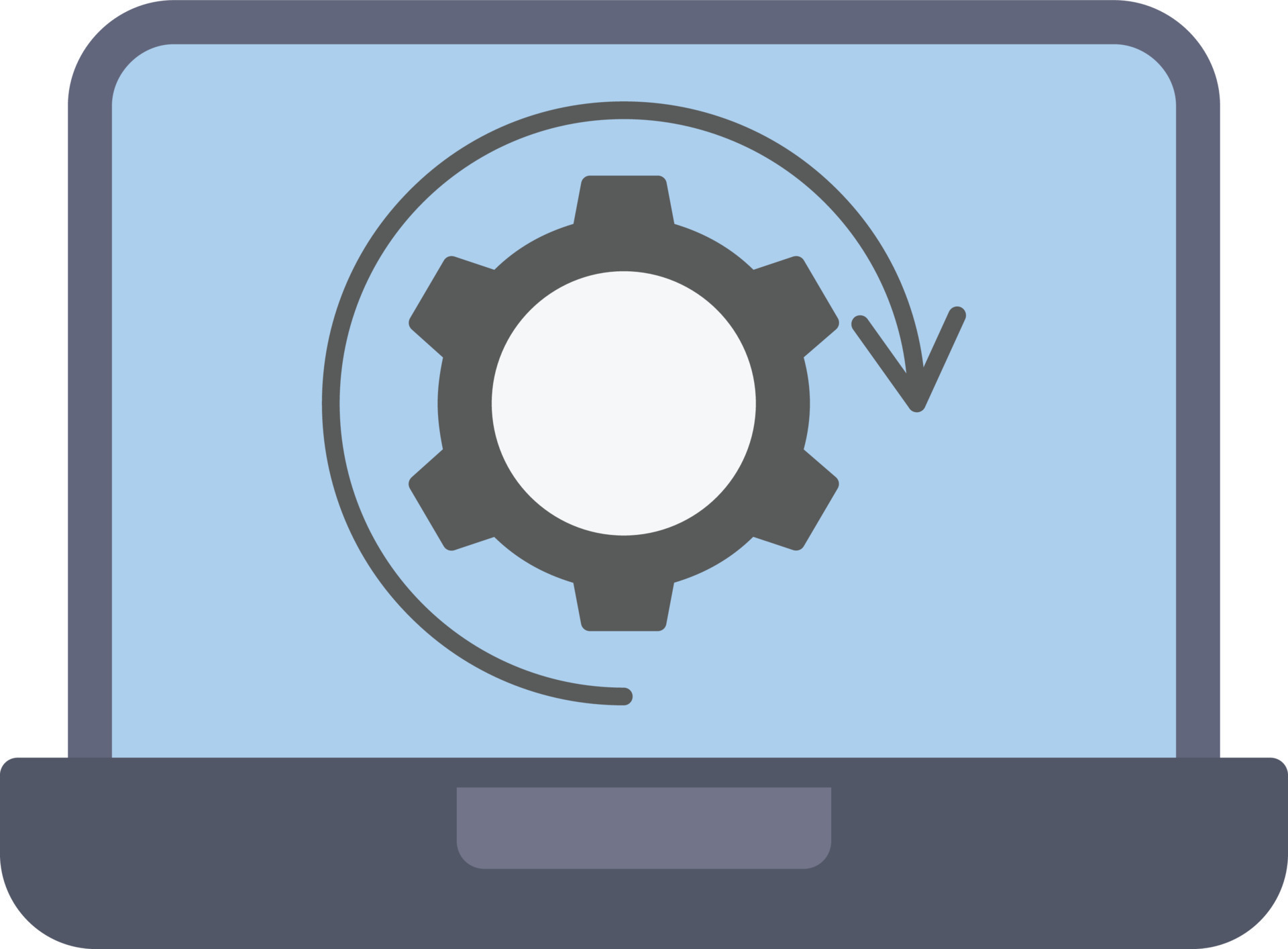 Mechanical Process Flat Icon 13952965 Vector Art at Vecteezy