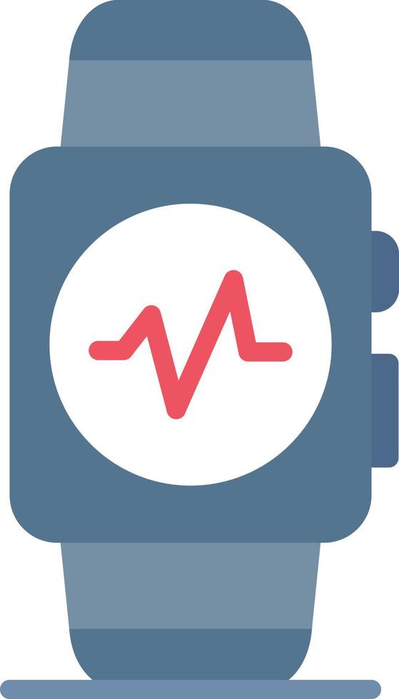 Fitness Tracker Flat Icon vector