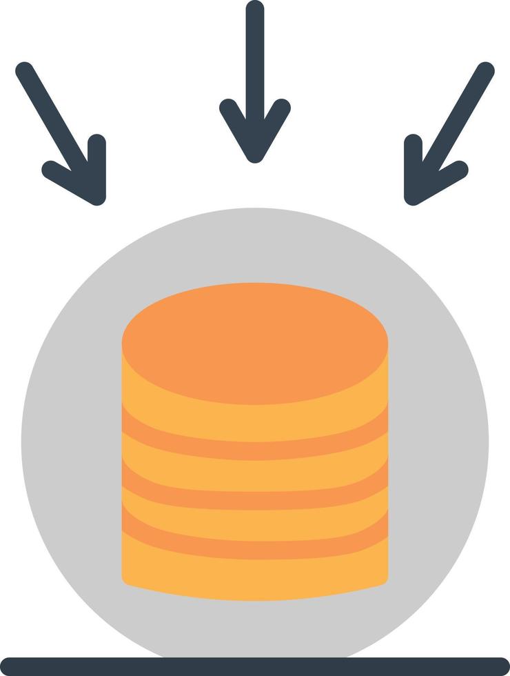 Data Collection  Flat Icon vector