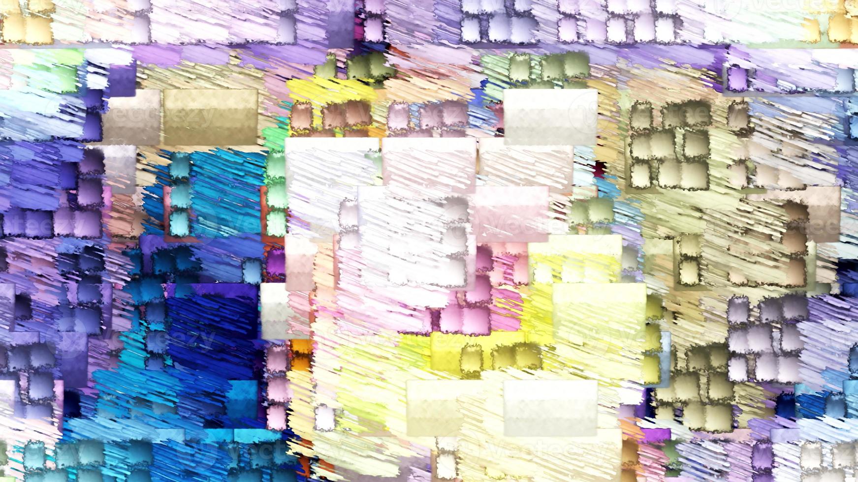Digital Illustration Beautiful Abstract Vibrant Background photo