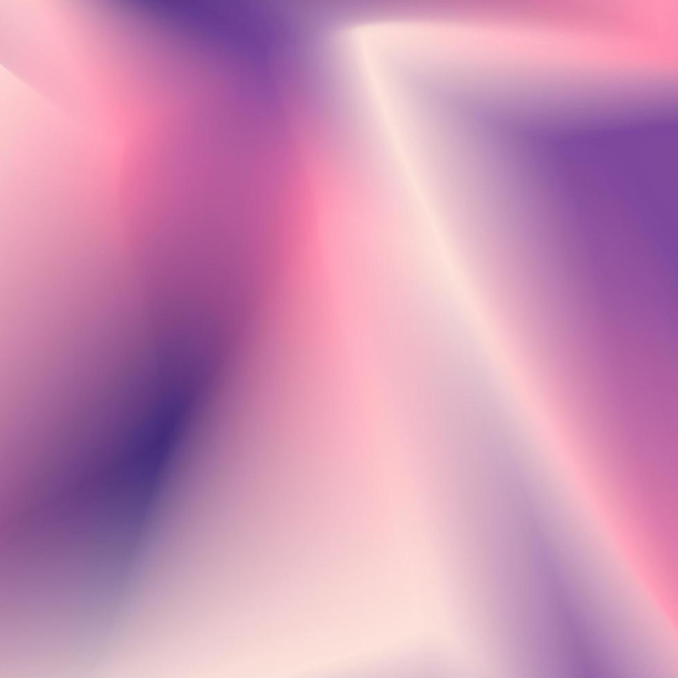 Abstract blurred gradient mesh background in bright purple pink peach colors. Colorful smooth banner template. vector