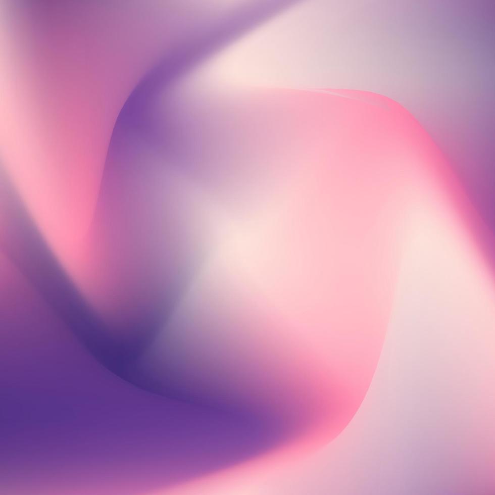 Abstract blurred gradient mesh background in bright purple pink peach colors. Colorful smooth banner template. vector