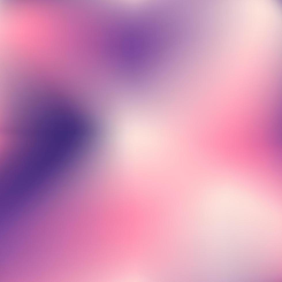 Abstract blurred gradient mesh background in bright purple pink peach colors. Colorful smooth banner template. vector