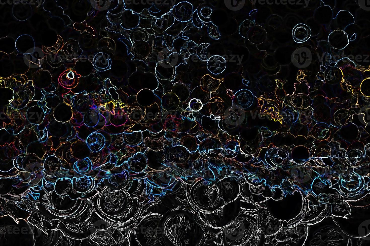 Fondo de diversión abstracta de ilustración digital foto