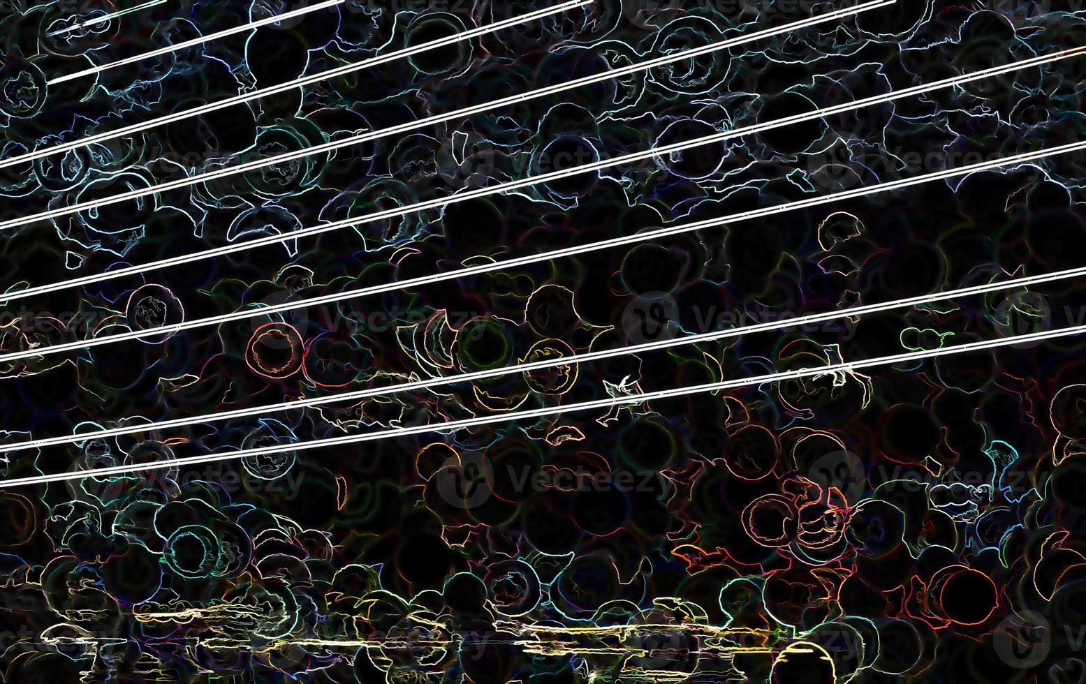 Digital Illustration Abstract Sky and Wires Background photo