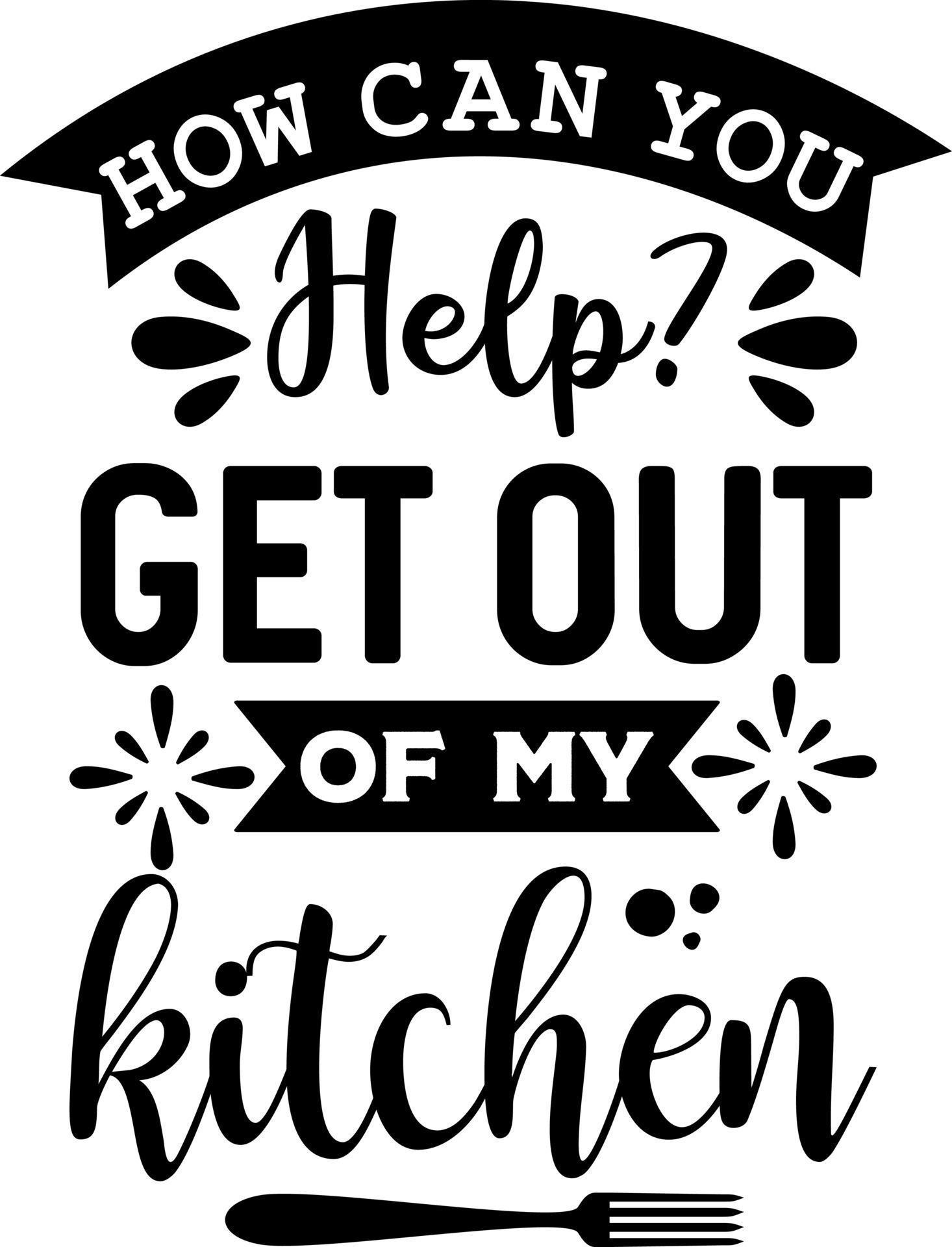 delantal que dice diseño de impresión. paños de cocina, cocina