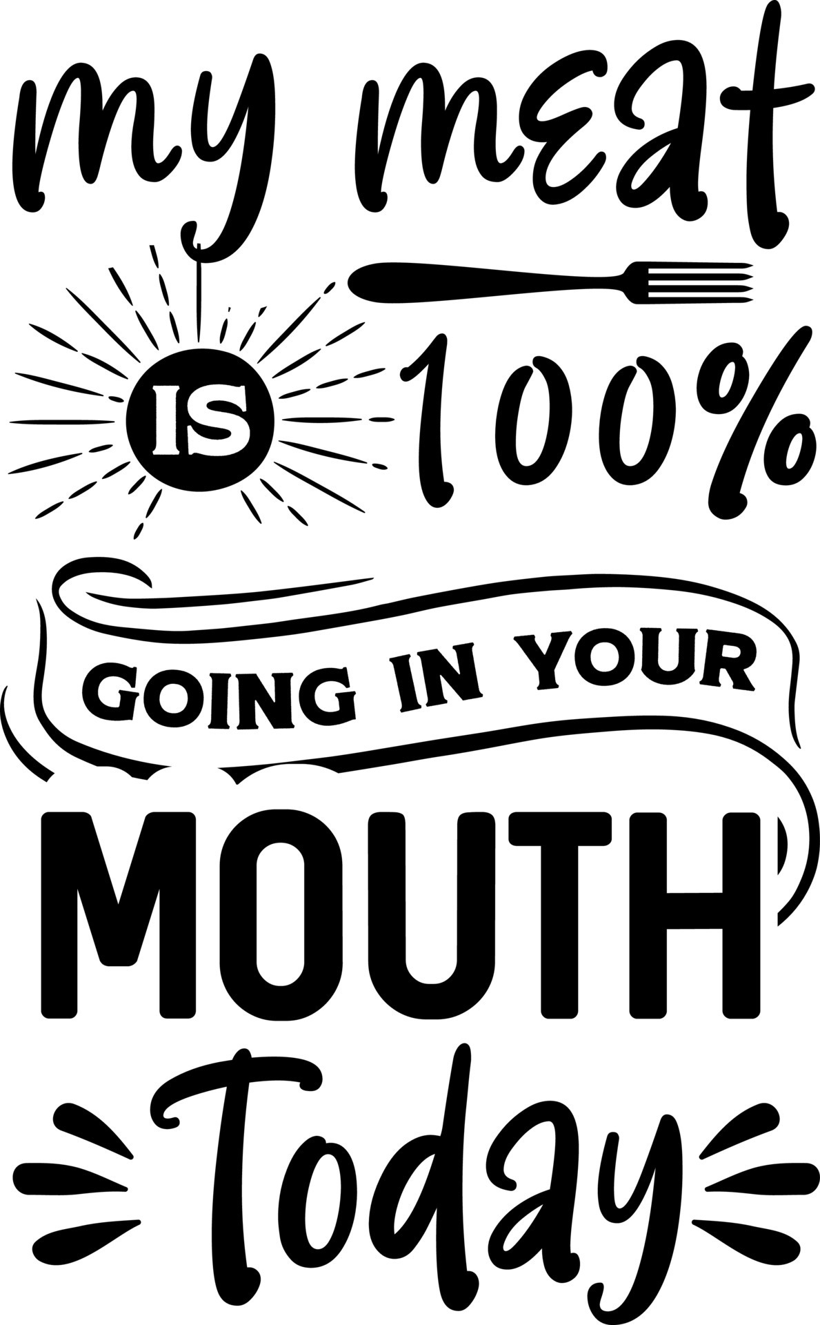 Apron saying print design. Kitchen towels, cooking, baking, chef, funny