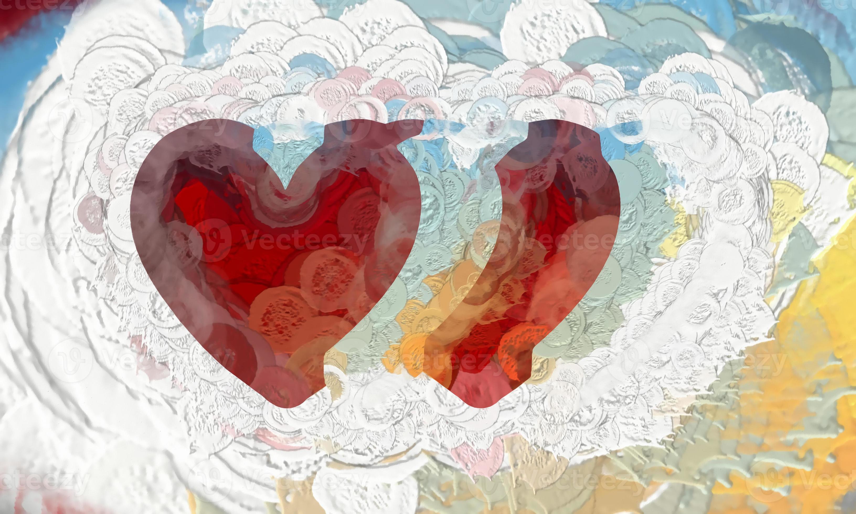 3D Rendering Romantic Heart Background 13953732 Stock Photo at Vecteezy