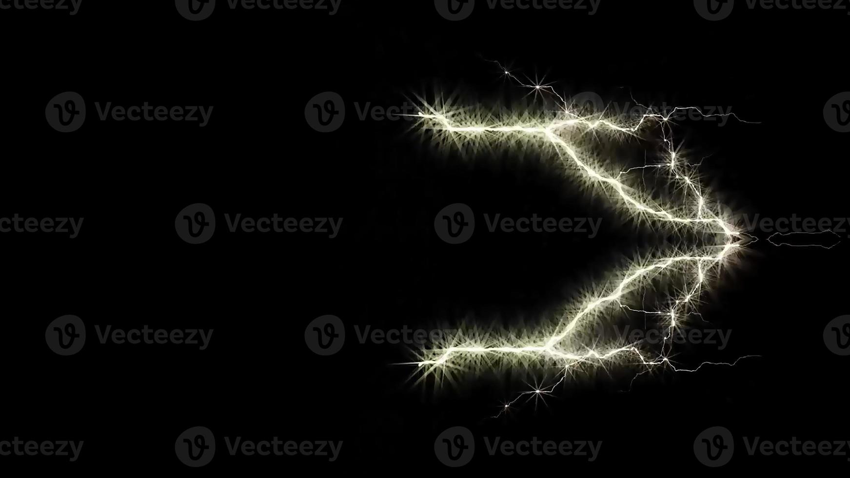 Lighting Electric Background Digital Illustration photo