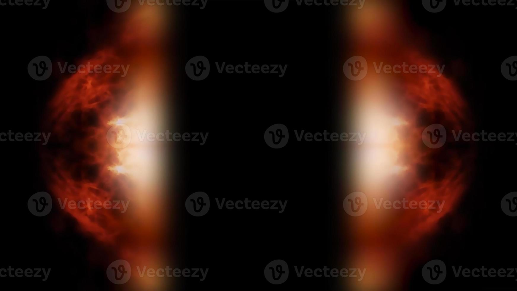 Abstract Fire Gate Digital Rendering photo