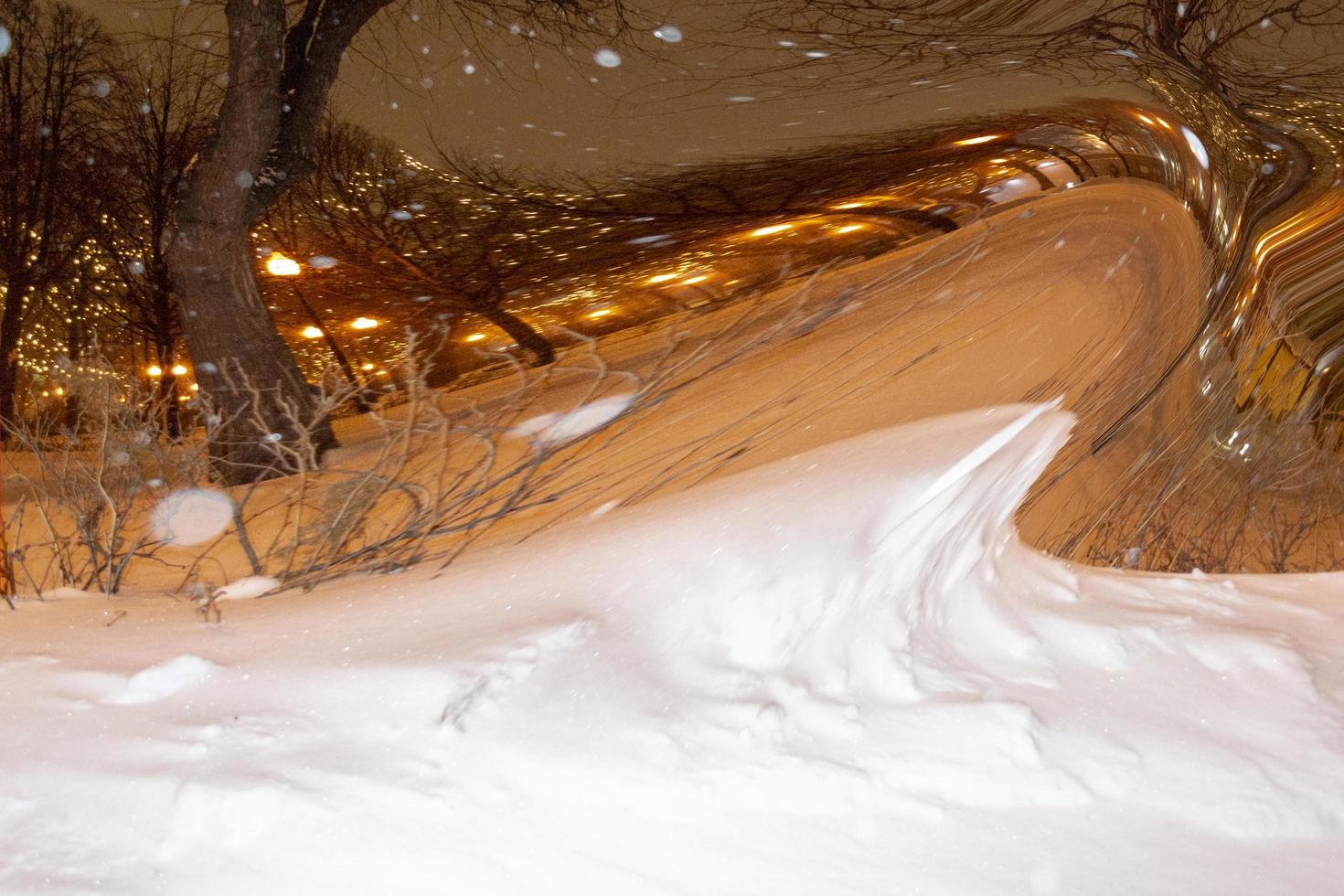 Digital Illustration Winter Snow Background photo