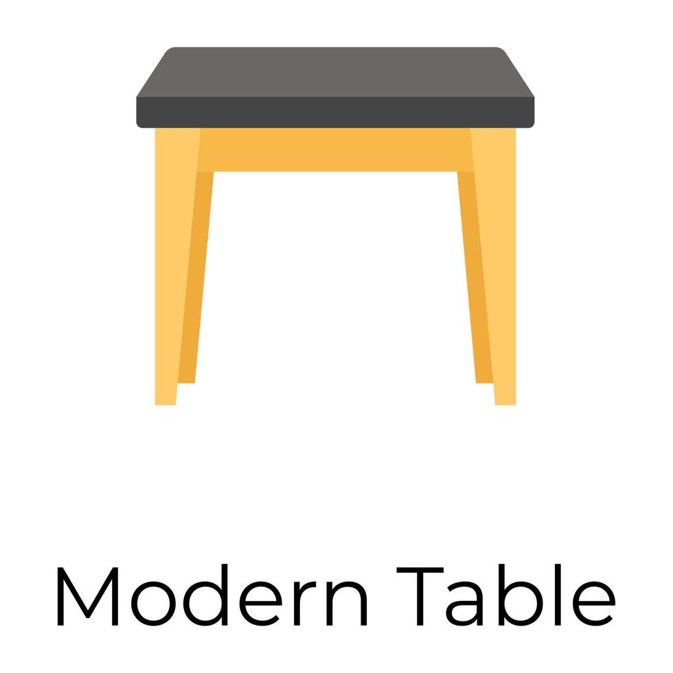 Modern Dining Table vector