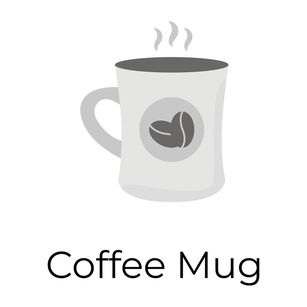 Trendy Coffee Mug vector