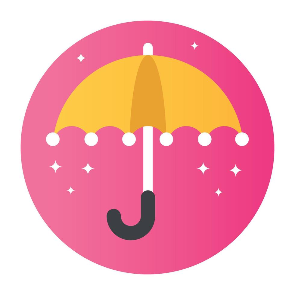 Trendy Umbrella Concepts vector