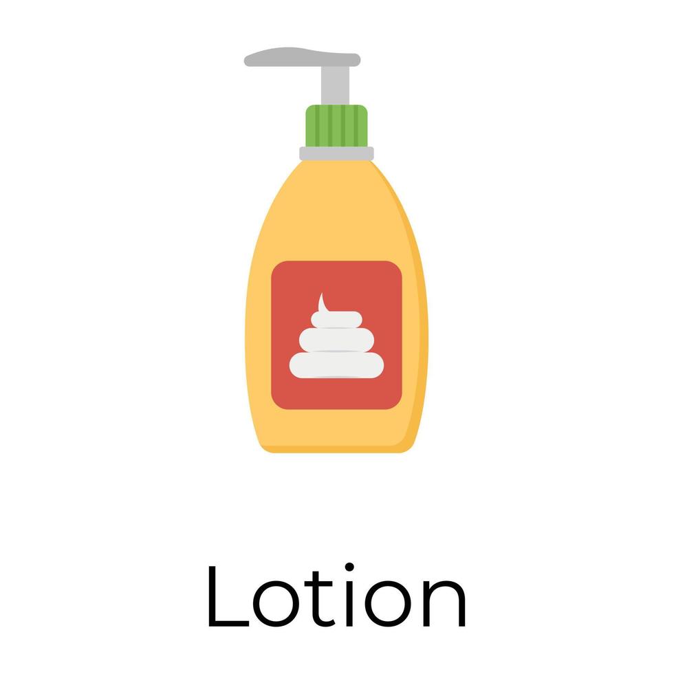 Trendy Lotion Concepts vector