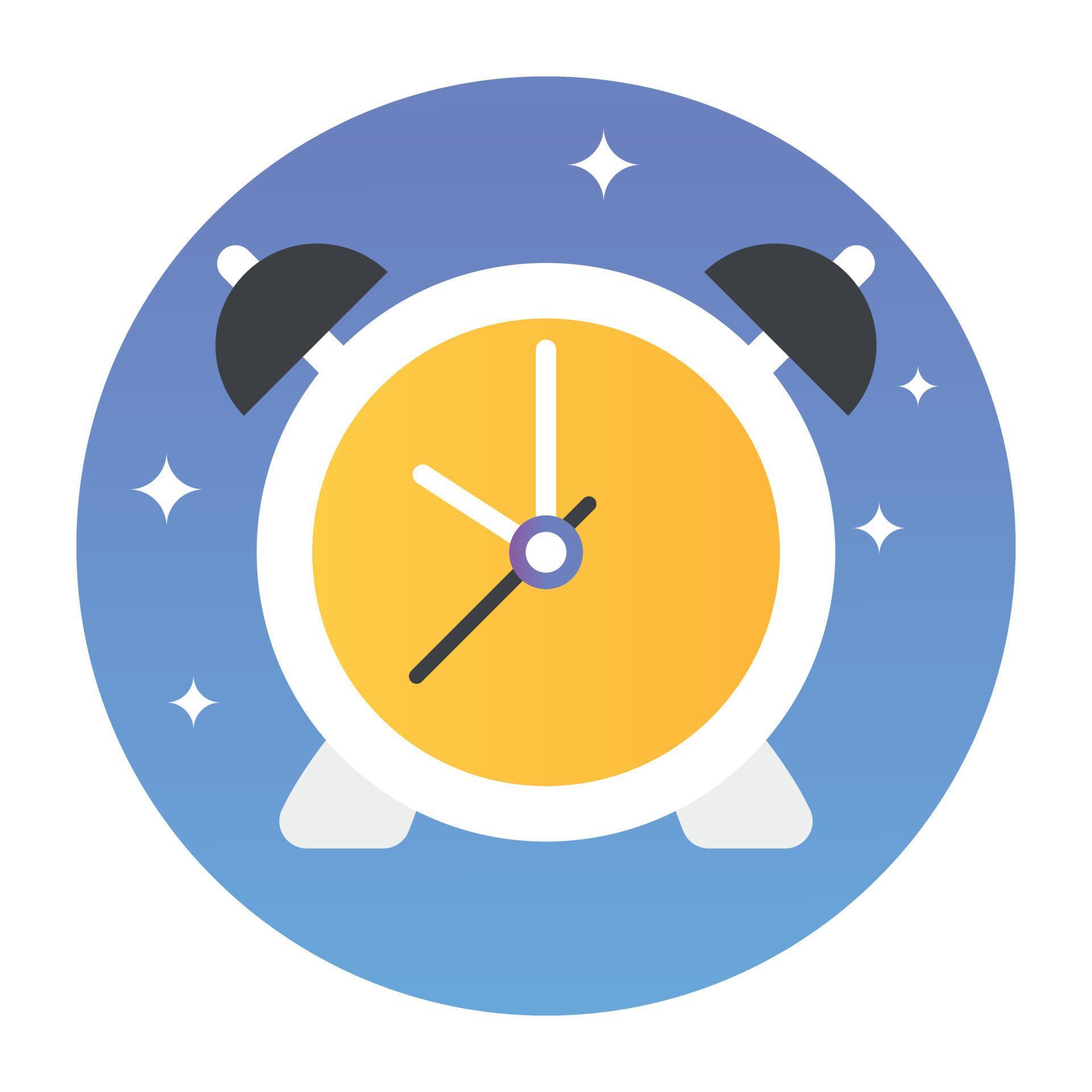Trendy Alarm clock 13956108 Vector Art at Vecteezy