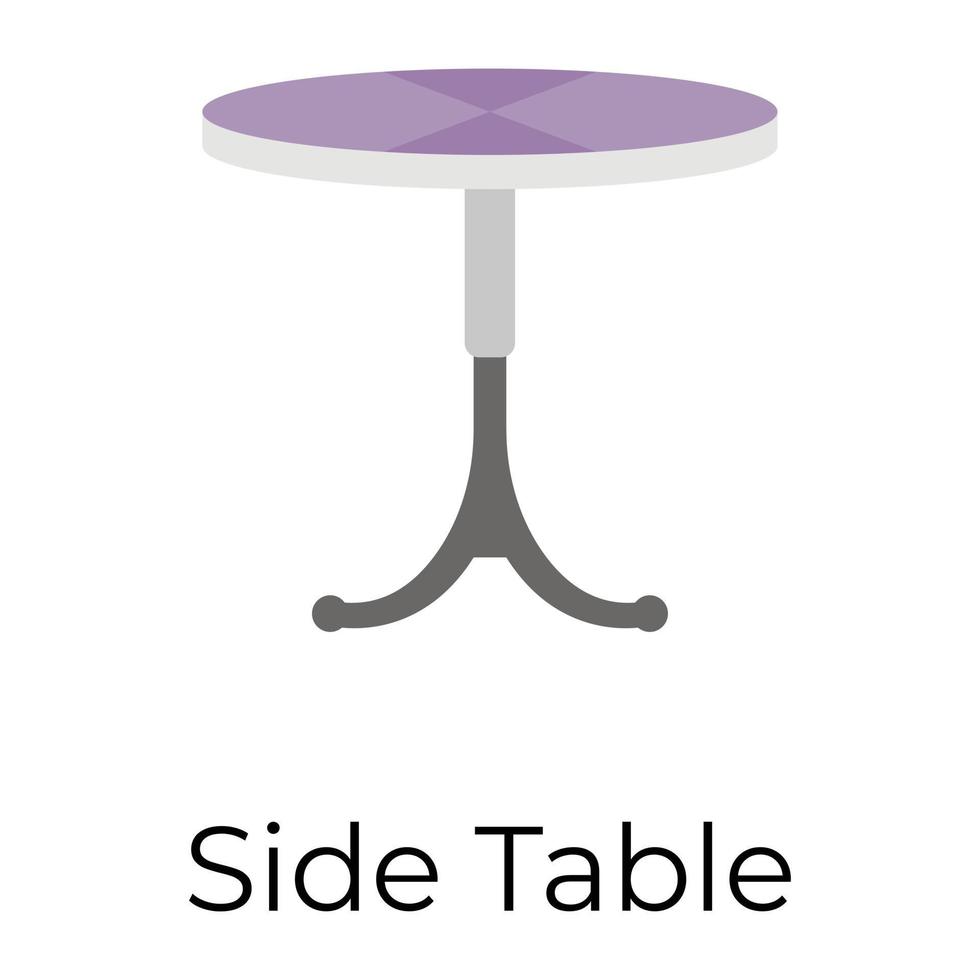 Trendy Side Table 13956123 Vector Art at Vecteezy