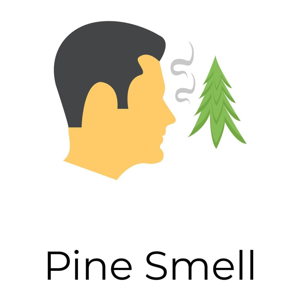 Trendy Pine Smell 13956194 Vector Art at Vecteezy