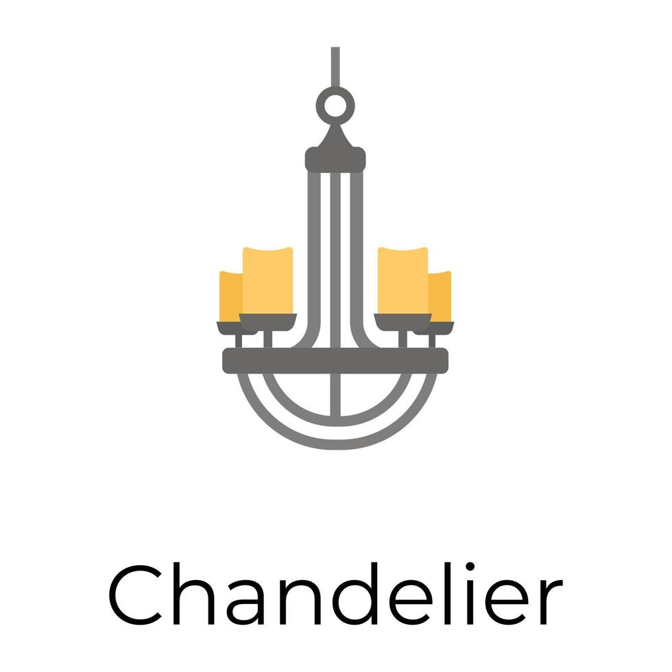 Trendy Chandelier Concepts vector