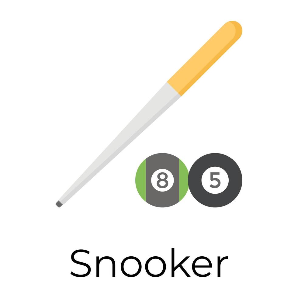Trendy Snooker Concepts vector