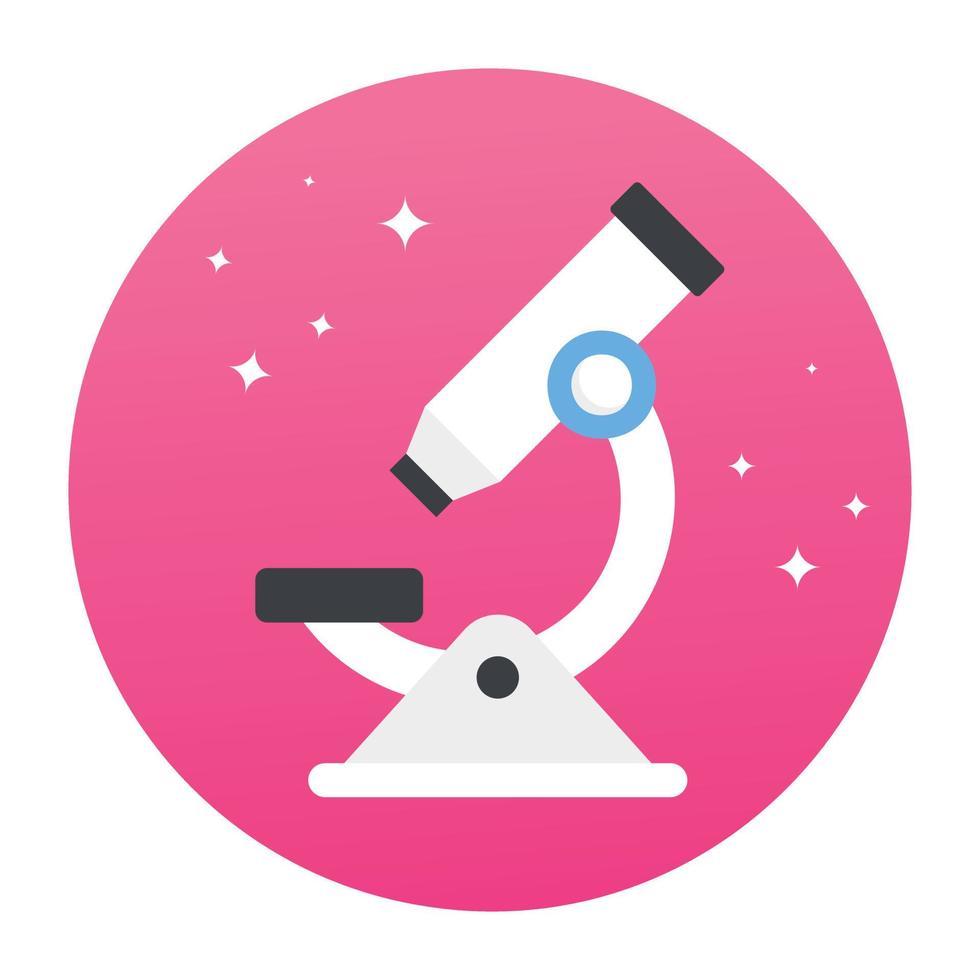 Trendy Microscope Concepts vector