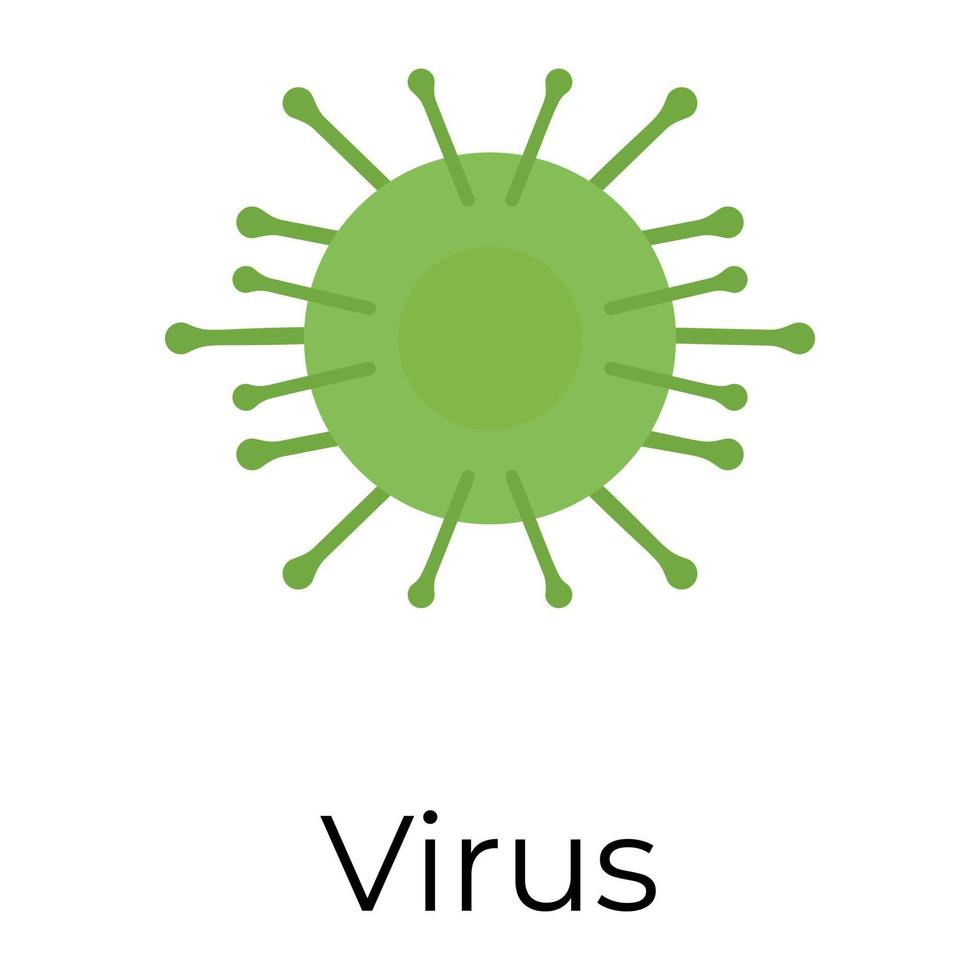 Trendy Virus Concepts vector