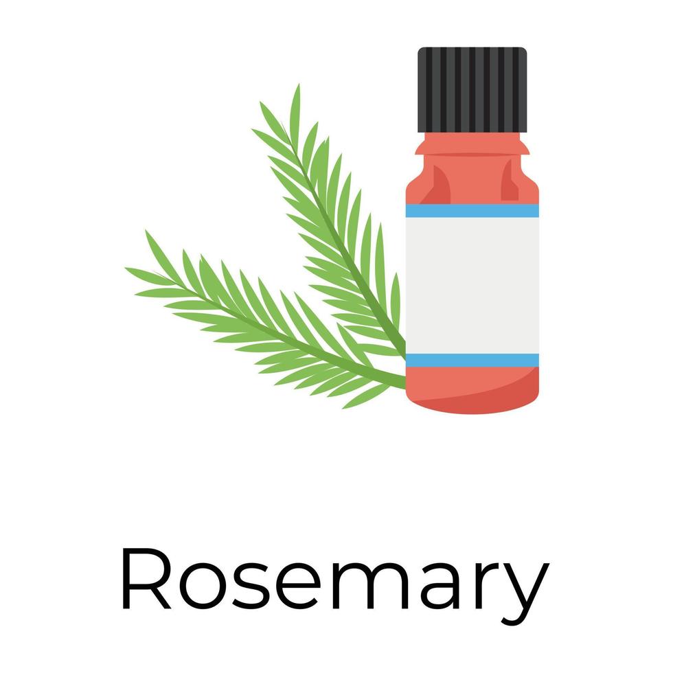 Trendy Rosemary Concepts vector