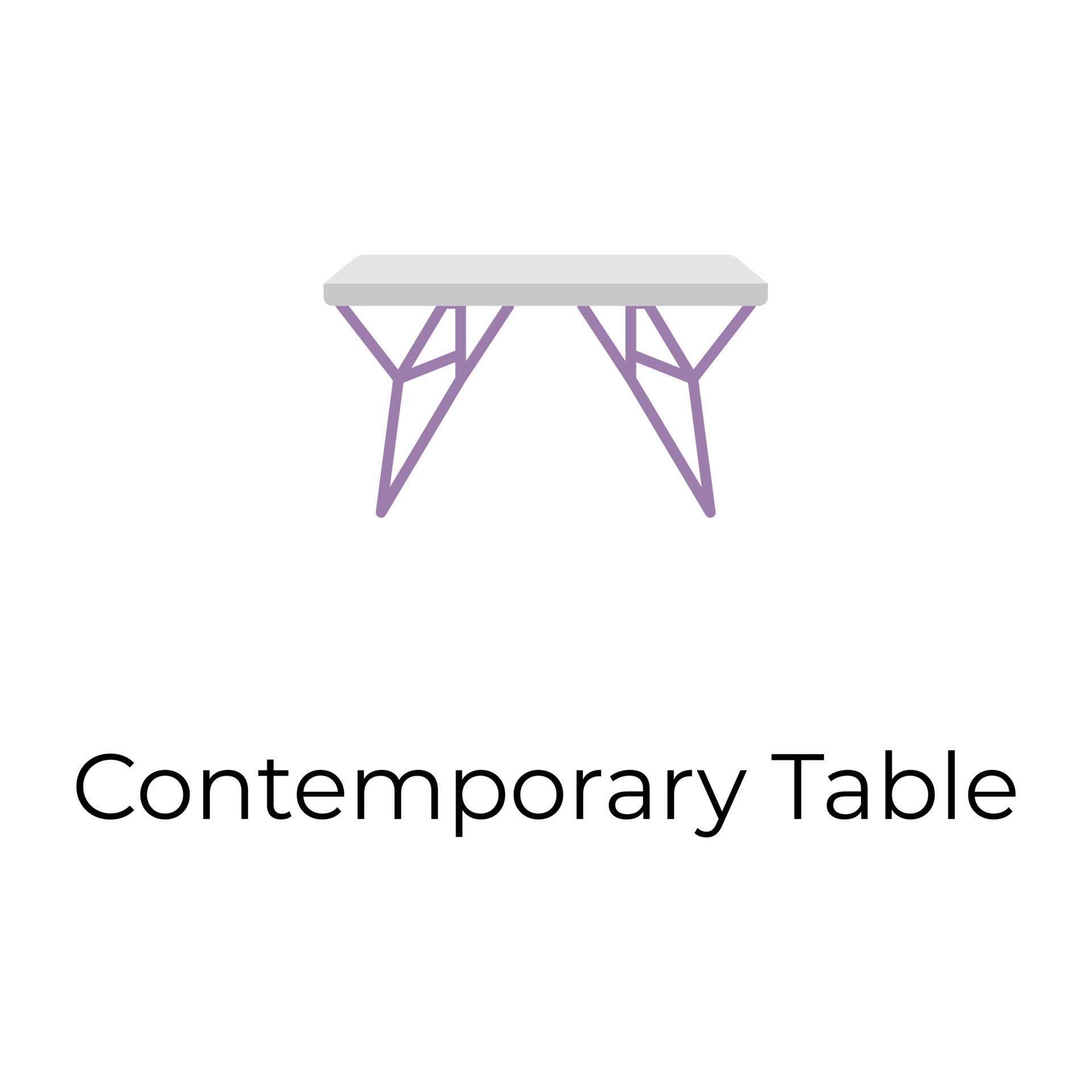 Trendy Contemporary Table 13956444 Vector Art at Vecteezy