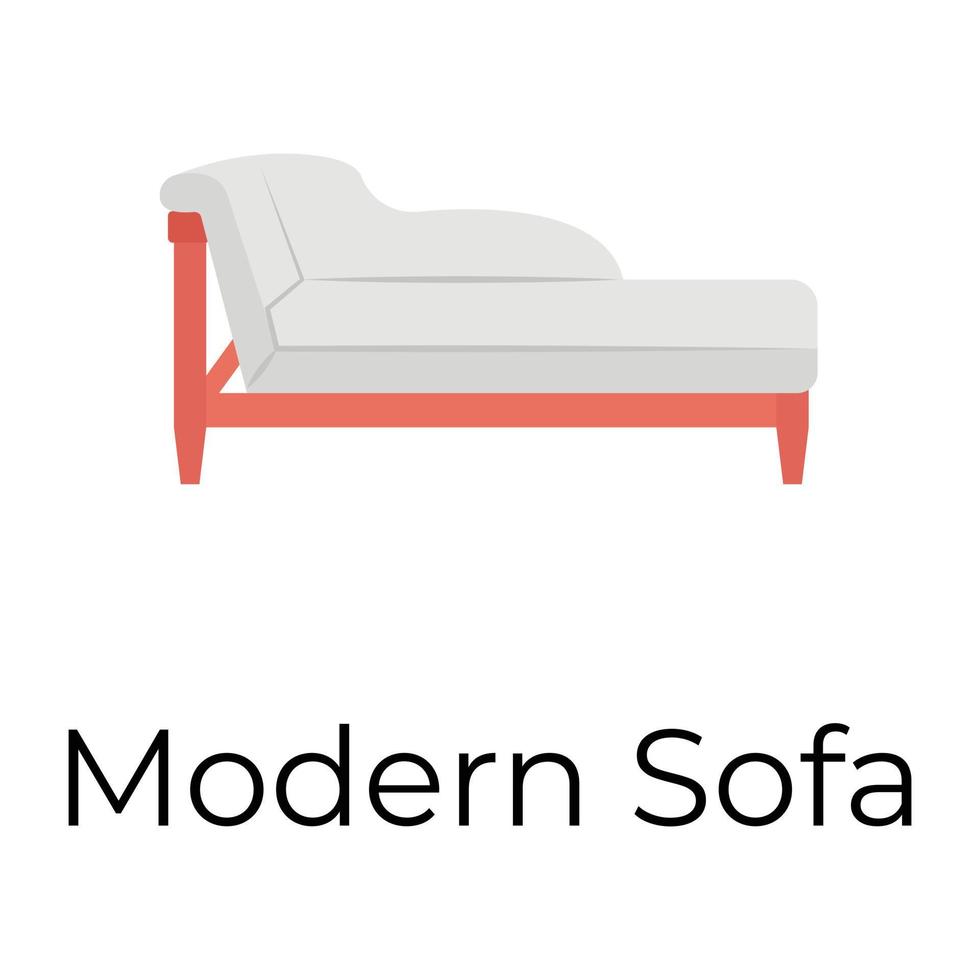 conceptos de sofá de moda vector