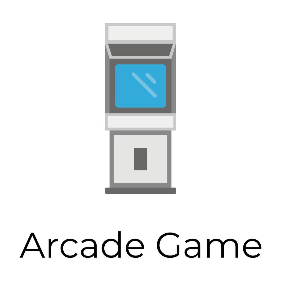 juego de arcade de moda vector