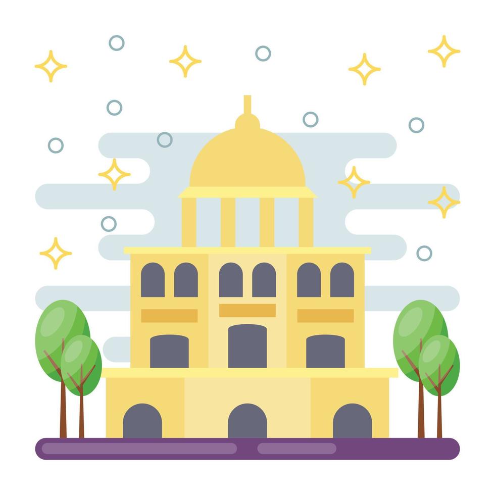 Trendy Flinder St vector