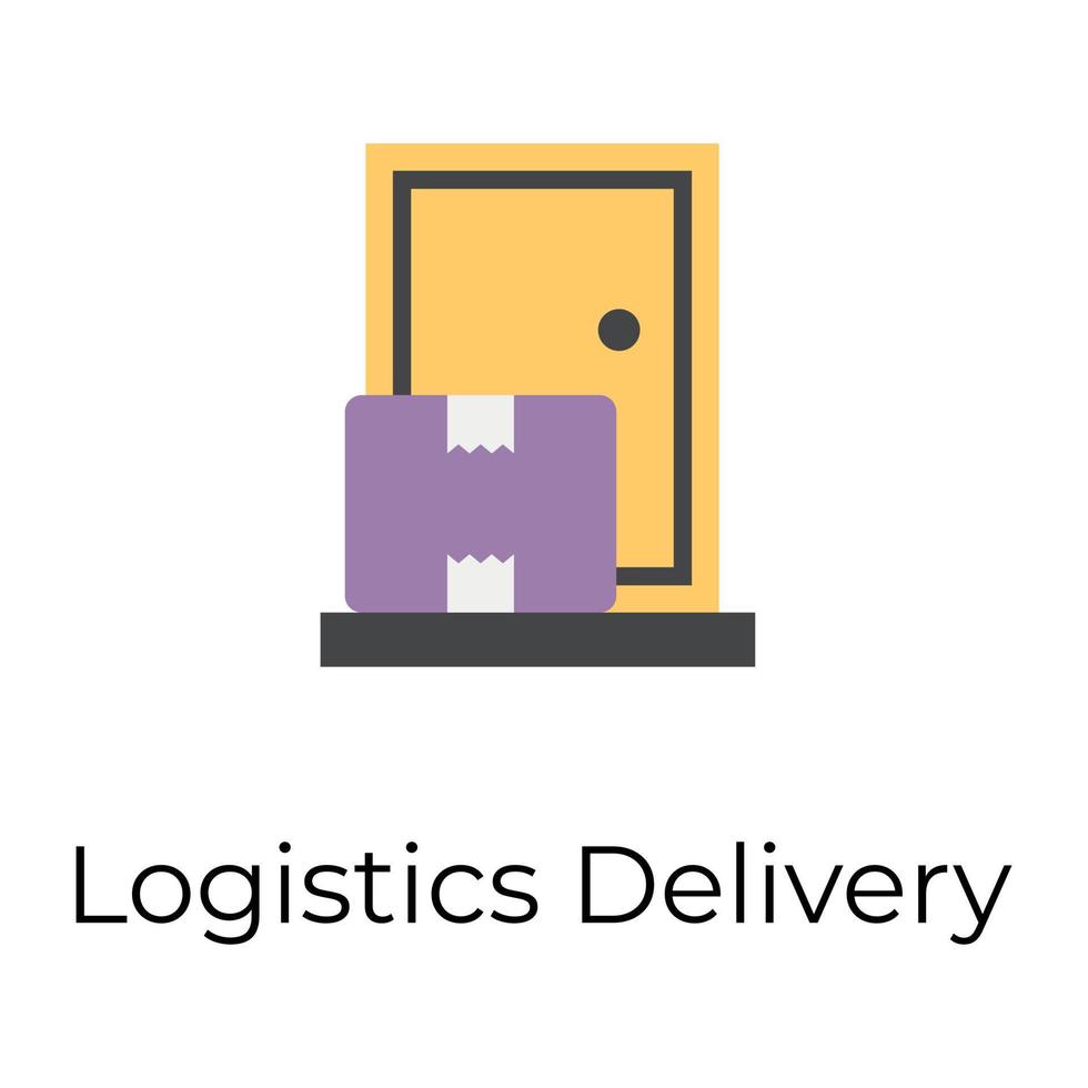 Trendy Home Delivery vector