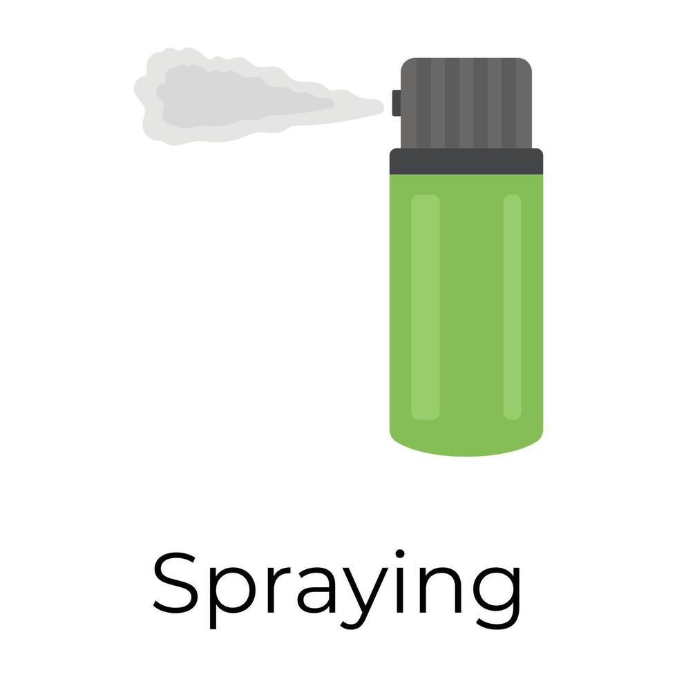 Trendy Spraying Concepts vector