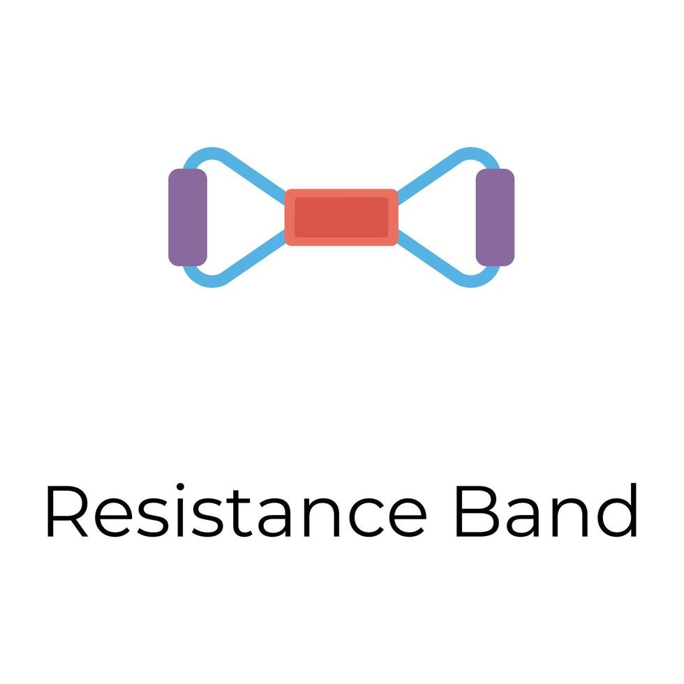 Trendy Resistance Band vector
