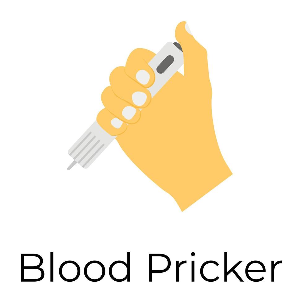 Trendy Blood Picker vector