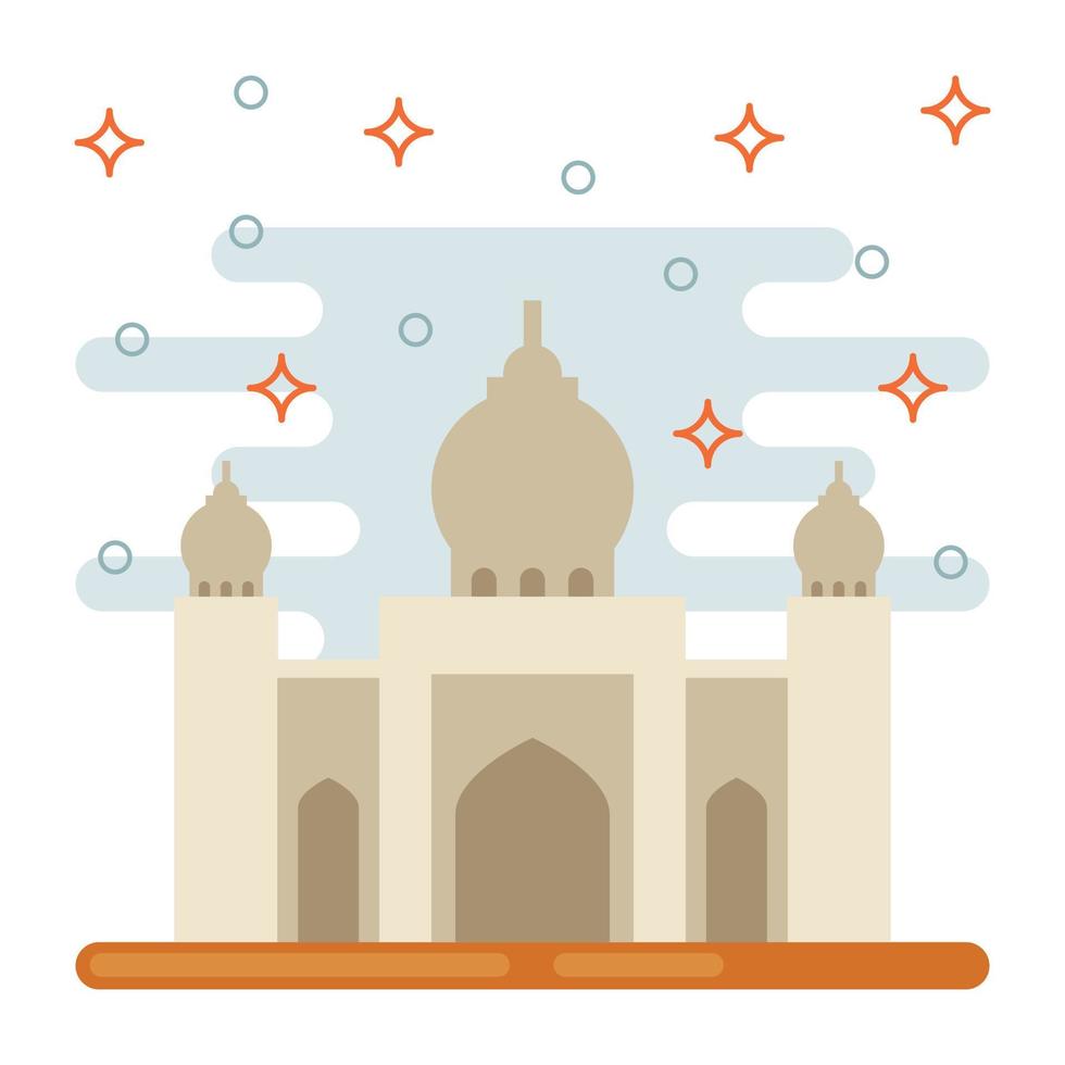 taj mahal de moda vector