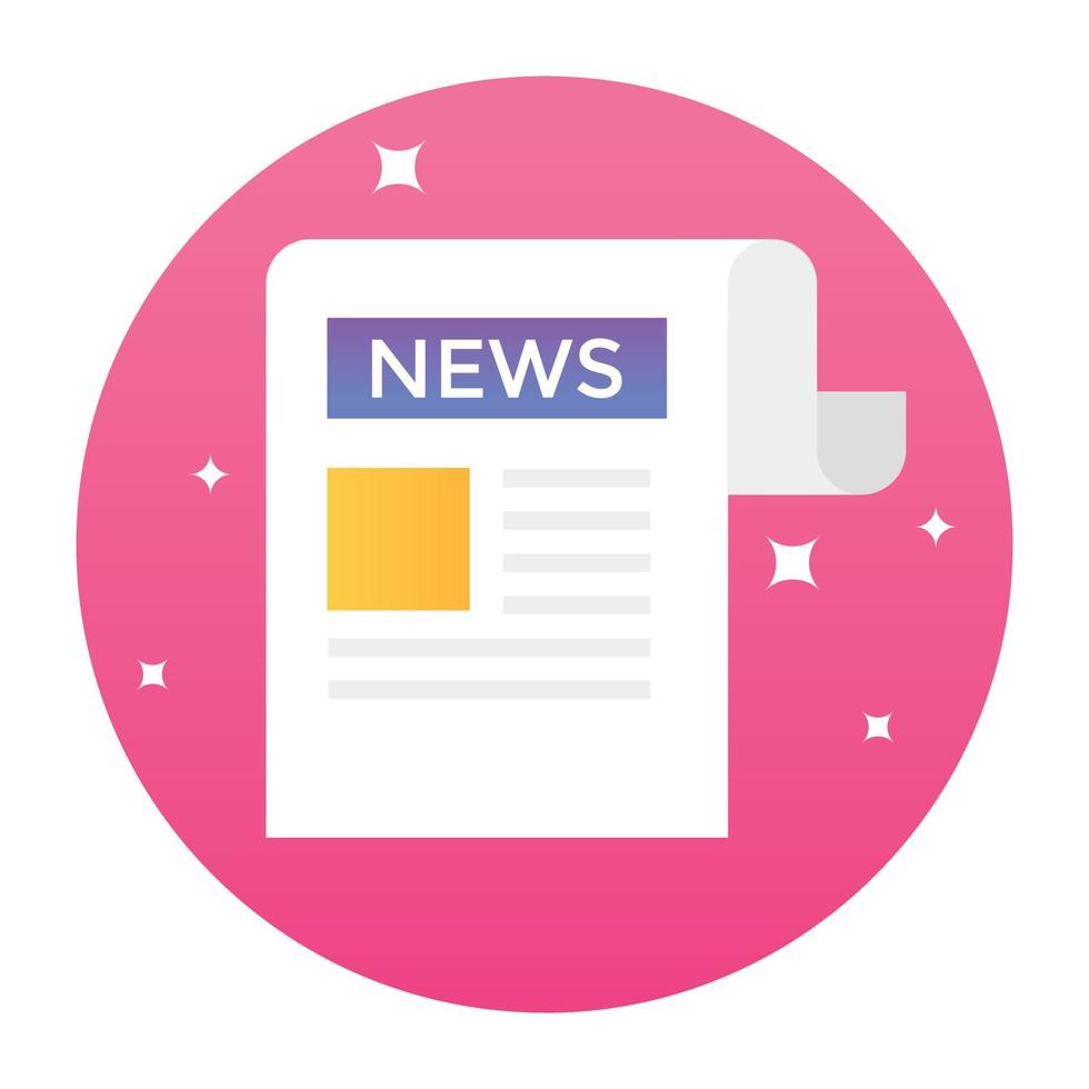 Trendy Newspaper Concepts vector