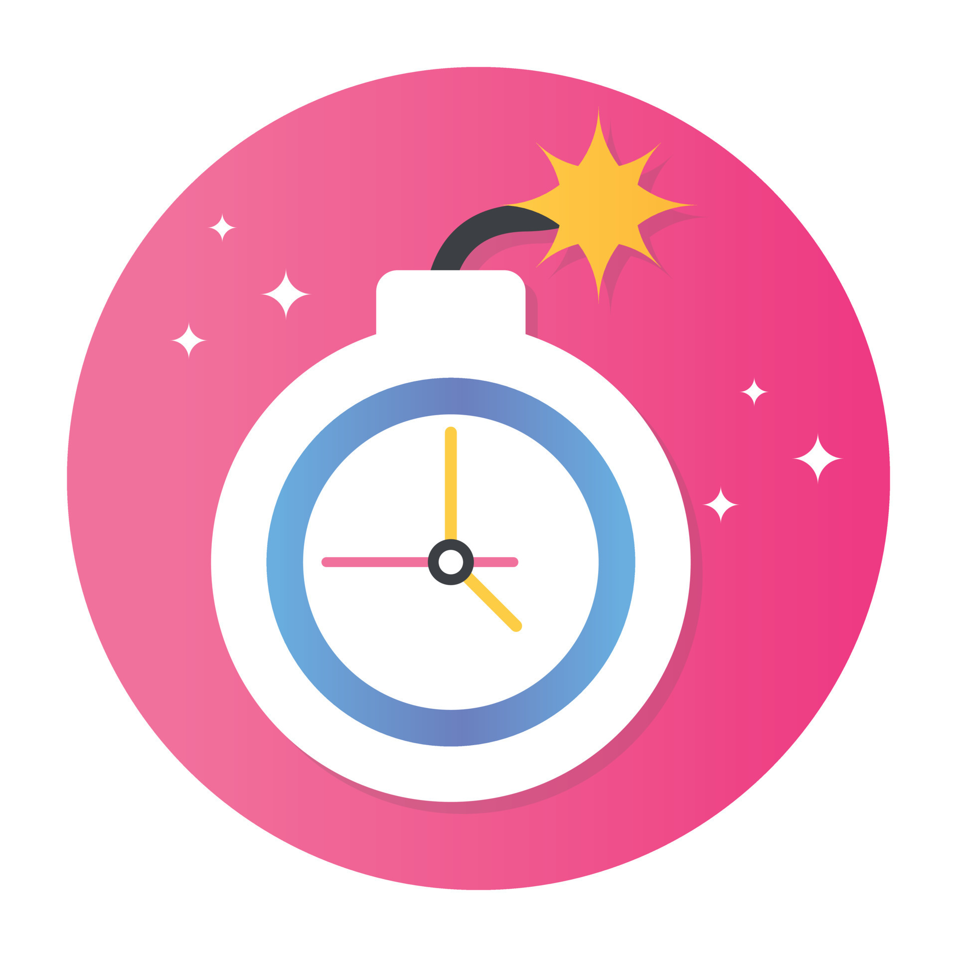 Trendy Time Bomb 13956616 Vector Art at Vecteezy