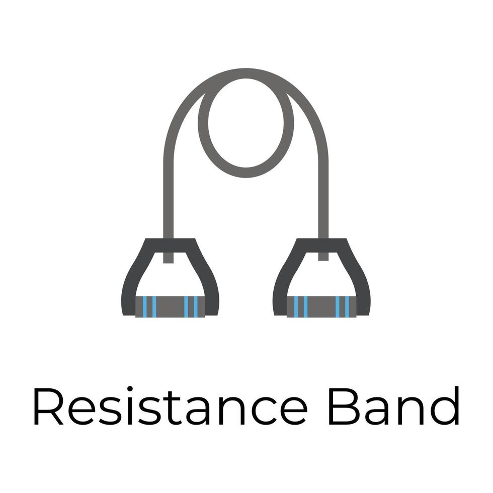 Trendy Resistance Band vector