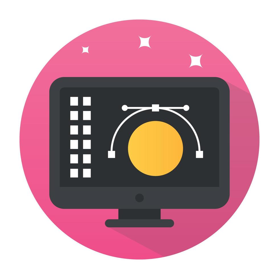 Trendy Graphic Designing vector