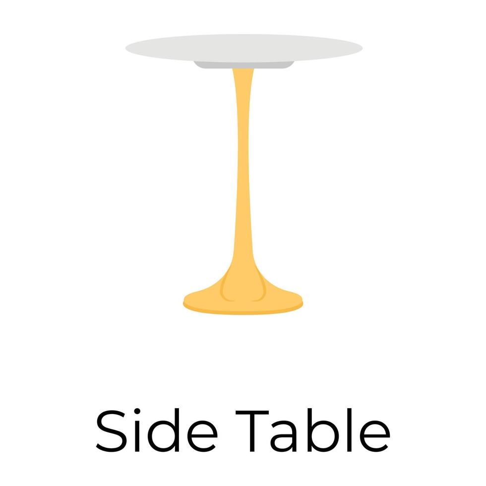 Trendy Side Table 13956718 Vector Art at Vecteezy