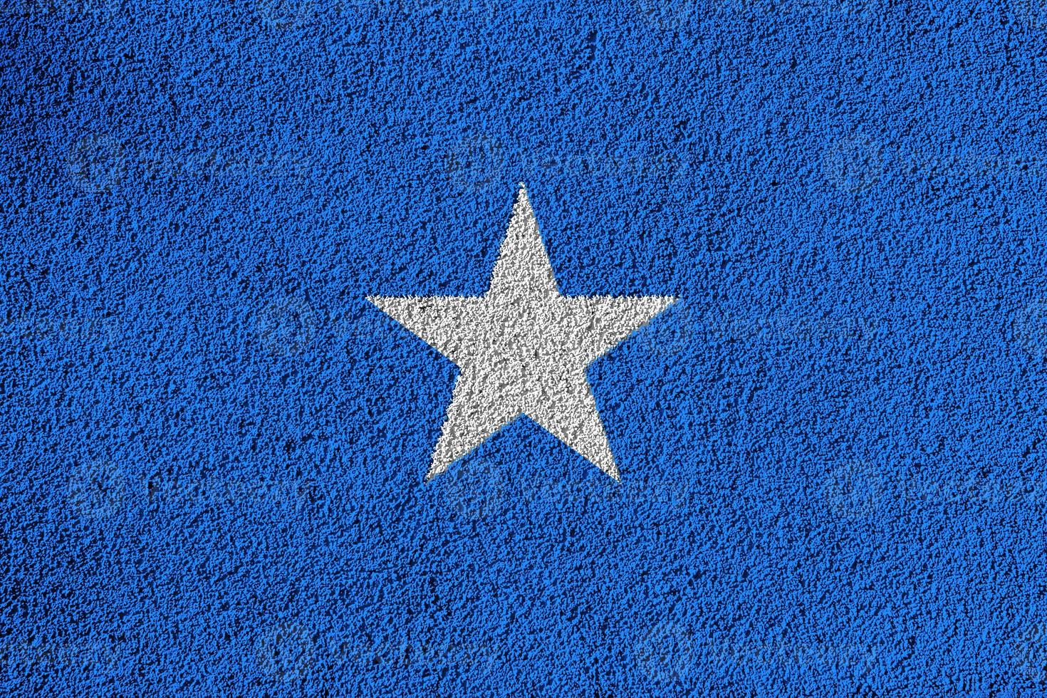 Flag of Somalia textured background. Concept collage. photo