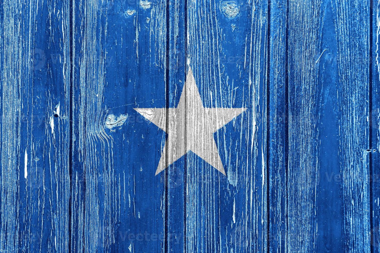 Flag of Somalia textured background. Concept collage. photo