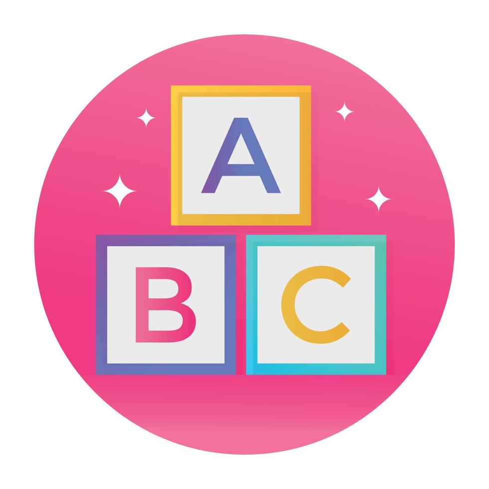 Trendy Fonts Concepts vector