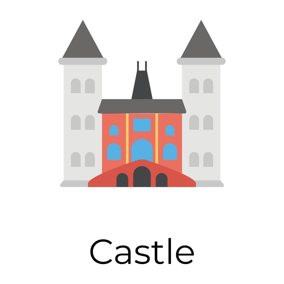 Trendy Castle Concepts vector